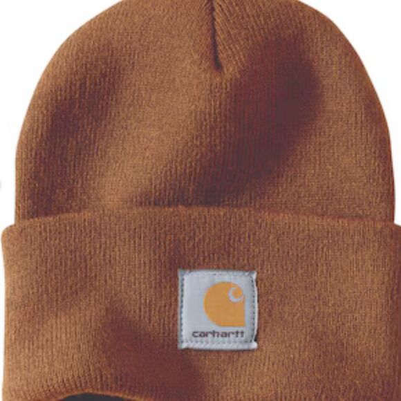 Carhartt Knit Cuffed Beanie Brown OS NWT - Picture 1 of 4